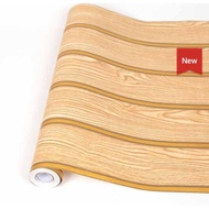 3D Wood Panel Wallpaper Cream Gold Trim DP1257 8MX45CM - PER ROLL