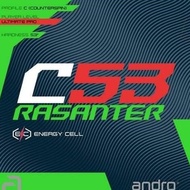 Original ANDRO RASANTER C53 Rubber Bat Bet Ping Pong Table Tennis New And Seal