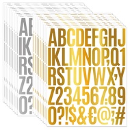 5.1cm Golden Alphabet Sticker Alphabet Letter Sticker for Kids Teacher Alphanumeric Sticker