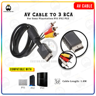 PS1/PS2/PS3 AV CABLE HIGH QUALITY [READY STOCK]