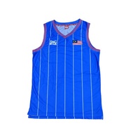 Tackle Singlet Basketball Retro Blue Edition