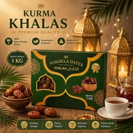 Khalas dates dates 1kg Dates Kurma