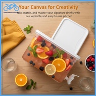 EVER Efficient 6.5L Cold Water Pitcher with Faucet Designed for Easy Use in Home and Office Fridges 