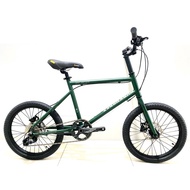 Dvrkhorse®️ 20" 10speed Gravel Mini Velo Dark Green Bike Bicycle City Bike DVRKHORSE 20inch 406