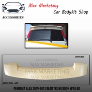 PERODUA ALZA 2009-2013 REAR TRUNK ROOF SPOILER ABS SKIRT LIP BODYKIT