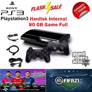 PS3 FAT PAKET LENGKAP HARDISK INTERNAL FREE 2 CONTROLLER FULL GAME