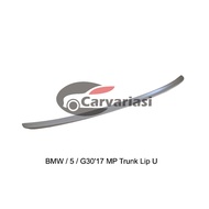 Spoiler bmw G30 2017 MP Trunk Lip U