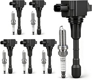 UF550 Ignition Coil 1406 Double Iridium Spark Plug Compatible with Nissan Altima Maxima Murano Pathf