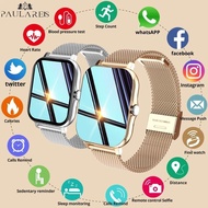 ♥【Readystock】 + FREE Shipping ♥ 2022 Y13 Smart Watch For Men Fashion Smartwatch Women Gold Bracelet Luxury Series Fitness 7 8 Digital Sports Watches