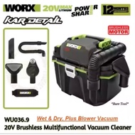 Worx WU036.9 portable vacuum