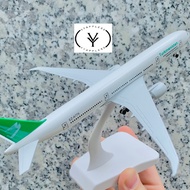 Boeing B777 Turkmenistan Airlines Alloy Model Plane with Wheels + Display Stand