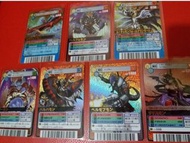 數碼暴龍卡 (全部爆盒中極新) 數碼暴龍 七大魔王 7張紅金字銀紅閃卡 100%新 金字銀卡 數碼暴龍卡 紅銀金字閃 紅卡 數碼暴龍閃卡 遊戲卡