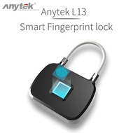 laday love Anytek L13 Smart Keyless Fingerprint Lock Anti Theft Padlock Door Luggage Case Lock Canda