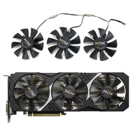 3PCS  Zotac GTX 970 GPU Cooler for Zotac GTX 970 Destroyer T3/GTX 1060 Thunderbolt T3 Graphics Fan