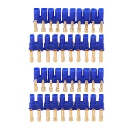 10pairs Male Female EC2 Connector 2.0mm Gold Bullet Banana Plug for RC ESC Lipo Battery Electric Mot