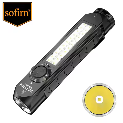 Sofirn IF24 PRO SFT40 Buck Driver RGB Light 1800lm 340m 18650 USB C Rechargeable Flashlights Flood S