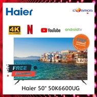 Haier 50" TV LE50K6600UG LED UHD Android TV Google Assistant Built In Chromecast