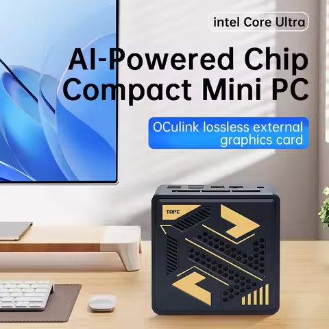 SZBOX Core Ultra 5 125H/Ultra 7 165H/Ultra9 185H MINI PC DDR5 5600MHz M.2 2280 PCle4.0x4 WiFi 6E BT5