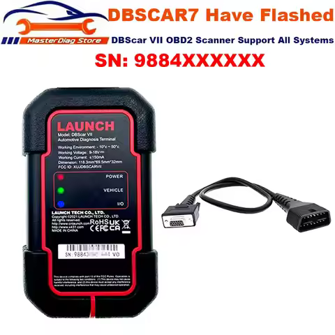 Newest DBScar VII DBSCAR7 4 IN 1 Version Support DZ/XD/PO/XP SN 9884 DBScar7 9887 CAN FD Doip Car Tr
