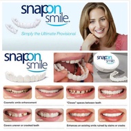 READY STOCK 1pc Snapon Smile Removable Cosmetic Dentistry on Smile Comfort Braces Alat Gigi Palsu Instant Lebih Cantik