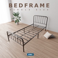 HOMEX Katil Murah Single Size Bujang Besi Metal Bed Frame Bed Water Repellent Muji Style Ikea Modern 床架
