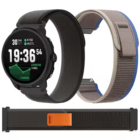 Nylon Loop Strap 20 22mm Watch Bands For SUUNTO RACE 2/RACE RUN/Race S/VERTICAL/Ocean/5 PEAK/9 PEAK 
