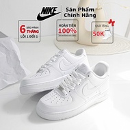 Original Nike Air Force 1 shoes white black, Nike AF 1 real full box imported