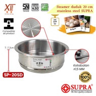 SUPRA PROFESSiONAL STEAMER Ring PLATE 20 CM STAINLESS STEEL STEAMER SUS 430 Anti-Rust Kitchenware