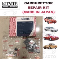 (MADE IN JAPAN) KEYSTER CARBURETOR REPAIR KIT PROTON SAGA ISWARA MEGAVALVE WIRA SATRIA 1.3 1.5 12V