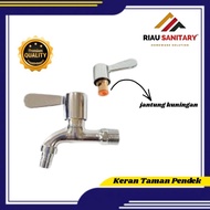 LK-4 1/ 2 Inch Crank Wall Faucet - Rust-Resistant, Durable, Modern Design