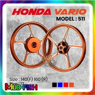 MAGIC BOY HONDA VARIO150 / BEAT 24T  FG511 CNC SPORT RIM VARIO 140 / 160 X 17 INCH (FG 511)