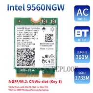 AC9560 9560NGW 9560AC 1730Mbps WiFi+BT5.0 2.4G/5Ghz NGFF WiFi Card