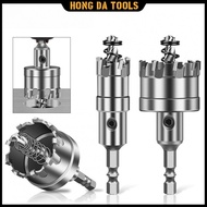 Ready Stock｜12/13/14/15/16/18/19/20/22/25/30/32/35mm Hex Shank Hole Saw Set S2 Alloy Steel Tahan Las