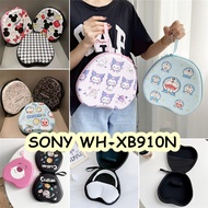 【imamura】For SONY WH-XB910N Headphone Case Cartoon SimpleHeadset Earpads Storage Bag Casing Box