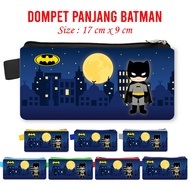 Black Batman Long Wallet, Children's Wallet, Various Characters, Quality Gift Souvenirs