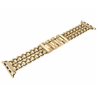 VUAERANG Luxury Denim Chain Strap Compatible for Apple Watch Ultra 9 8 7 6 5 4 3 2 1 Stainless Steel