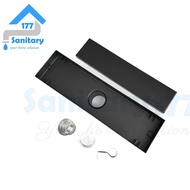 Black drain filter Length 30 stainless 304 T93B-Tile insert black