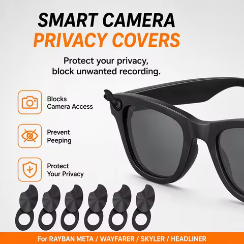 Camera Privacy Cover for Rayban Meta Smart Glasses Wayfarer Skyler Headliner Webcam Cover Anti Spy P