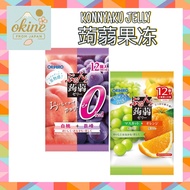 日本 ORIHIRO KONNYAKU JELLY POUCH 12PCS [0kcal] 蒟蒻果冻 12包216g【Direct from Japan 】