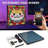 32/64 LED Pixel APP Cellphone Control Display 32X32 Programmable Night Light LED Screen for Gaming D