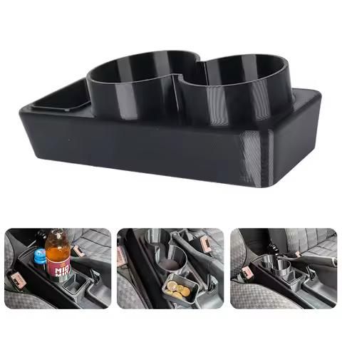 Car Cup Holder 3D Printed For Mercedes-Benz W201 190E 2025 Center Console Storage Coffee Bottle Hold