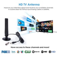 1080P Indoor Digital TV Antenna Signal Receiver Amplifier TV Antenna HDTV Mini DVB-T2 Antenna 3.0M Easy To Install TV Receivers
