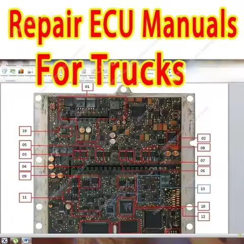 Repair ECU Manuals for Trucks Repair manual ECU, Mercede, Vol-vo, S-cania, Cummin mwm, etc how Cat E