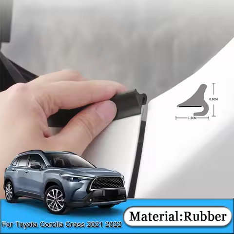 For Toyota Corolla Cross 2021 2022 Car Rubber Seal Strip Windshied Spoiler Filler Protect Edge Weath