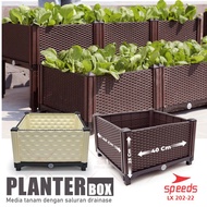 Pot Bunga Pot Tanaman Plastik Planter Box Tanaman Hias SPEEDS 202-22