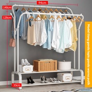 LG Rak Baju Gantung Portable Gantungan Baju Berdiri Besi Kuat Rak Gantungan Baju Aesthetic