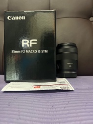 超平 完美無瑕 全套有盒 香港行貨 有保養 2024-9 Canon RF 85 85mm F2 Macro R5 R6 R3 Eos R RP Use