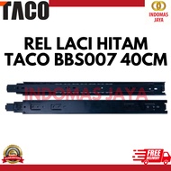 TACO DOUBLE TRACK DRAWER RAIL BBS007 40CM