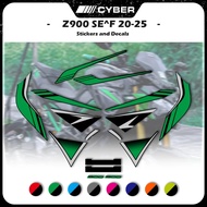 Motorcycle Fairing Sticker Decals For Kawasaki Z900 Z900SE Z900F (2020-2025)