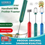 Electric Hand Blender Tangan Pengaduk kopi Milk Frother USB Portable Handheld Mixer